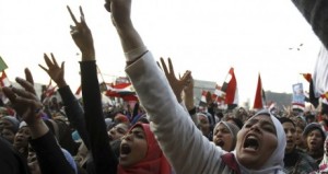 Femmes en Egypte le 8 mars dernier